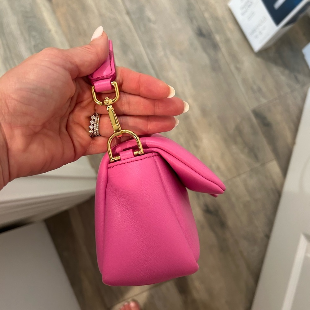 Jacquemus Pink Leather puff le petit Bambimou Shoulder Bag - Picture 12 of 12